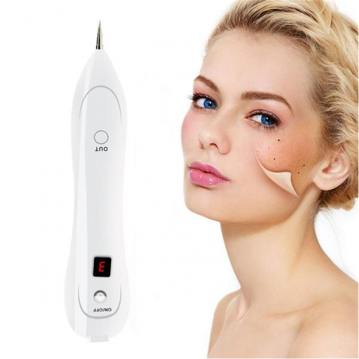 Aparat Cosmetic Plasma Indepartarea Petelor, Alunitelor, Pistruilor, Ecran LCD, Antiacnee SL001 Mole Removal, White