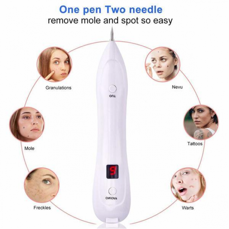 Aparat Cosmetic Plasma Indepartarea Petelor, Alunitelor, Pistruilor, Ecran LCD, Antiacnee SL001 Mole Removal, White