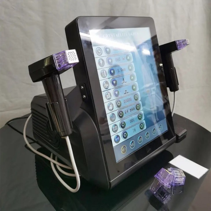 Aparat Pinxel8 Portabil EMS 2in1,  Body Shape, Body Sculpt, Intinerirea pielii, Tratament pentru fata si corp, Aparat fractional RF, Microneedling RF