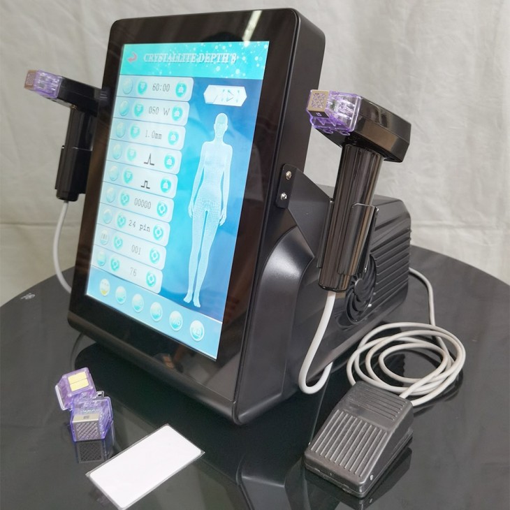 Aparat Pinxel8 Portabil EMS 2in1,  Body Shape, Body Sculpt, Intinerirea pielii, Tratament pentru fata si corp, Aparat fractional RF, Microneedling RF