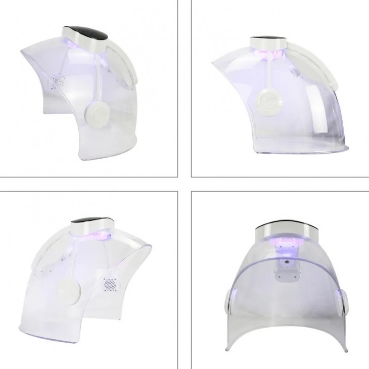 Casca SPA Facial pentru Terapie cu Vaporizare 7 culori LED Fototerapie Led 