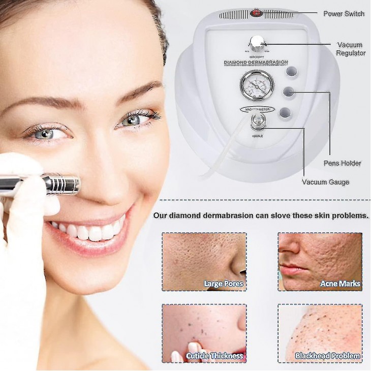 Aparat de Diamond dermoabraziune 2in1 Pudra diamante Curatare Ten, Oxy Spray Hidratare si nutritionare ten Diamond II