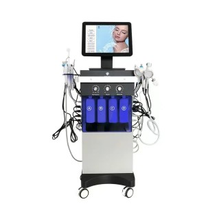 Combina Cosmetica AquaFacial 14in1 Oxy Spray, Nutritie Ten, Curatare, Hidratantare, Lifting Saloane, Indepartarea Acneei, Ultrasonic, RF