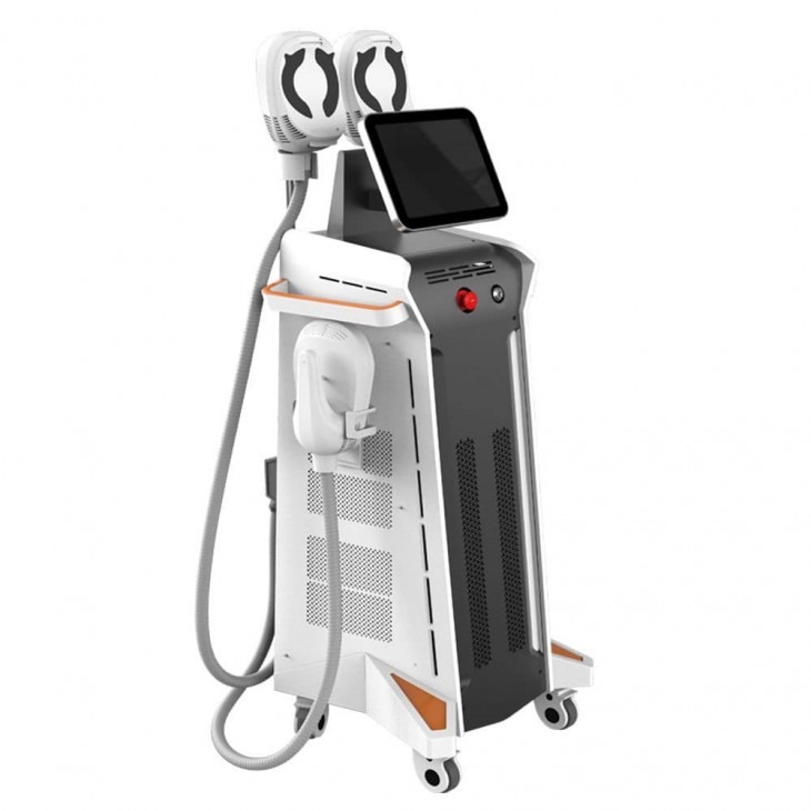 Aparat 15TESLA Sculptor Muscular Tesla EMS Sculpt HI-EMT + RF Remodelare corporala, Creare Masa Musculara, Tonifiere Abdomen, 4 Manipuli, Slabire intensiva NEO4 5000W