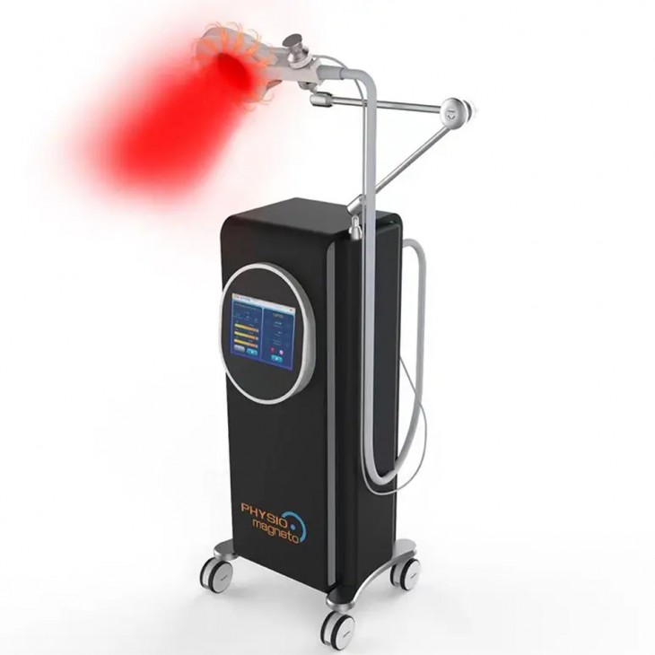 Aparat Magnetoterapie cu Infrarosu Fizioterapie EMTT ameliorare a durerii, 100-300KHz, 7 Tesla Extracorporal, regenerare osoasa si musculara