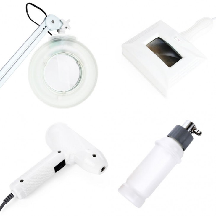 Combina Cosmetica Profesionala 11in1 Dermabraziune, Ultrasunete, Lifting Multipolar RF, Ten si Ochi Microcurent BIO, Radiofrecventa Masca LED Lifting Profesional Salon