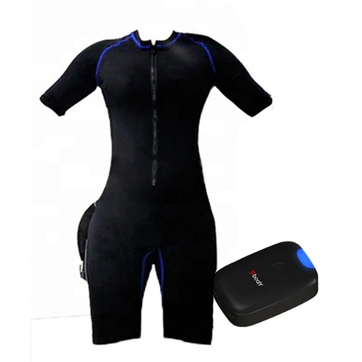 Costum EMS Body Suit Personal Use Wireless, Creare Masa Musculara Fitness Microcurenti Electrostimulare Profesional Slabire Rapida Anticelulitic, APP SBODY WireLess