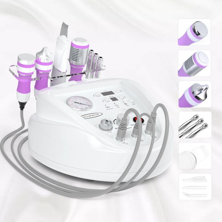 Aparat Profesional Diamond Micro-Dermabraziune, Lifting Ten Profesional Salon, RF Ultrasunete 3Mzh, Indepartare Puncte Negre, Skin Rejuvenation Ballerina 904